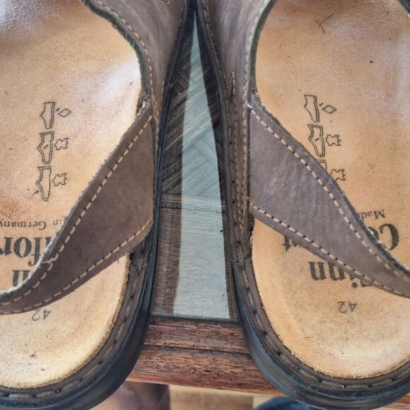 Finn Comfort Toro-Soft Men's 9 Oxide Brown Leather Sandals Adjustable Straps 42 - Picture 14 of 14